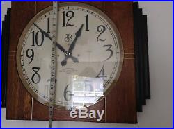 Huge International Time Recording Boardroom Clock. Not Gents. 1934. Art Deco