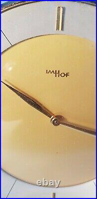 Imhof 8 Day Mantle Clock 1960s