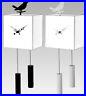 Invotis Bird Pendulum Clock On Mirror Cube Hanging Wall Designer Wil Van Den Bos