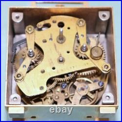 JAZ Alarm Mantel Clock ANTIQUE 1931 ART DECO! RARE Model! RESTORED! SERVICED