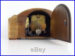 JUNGHANS Antique German WW2 Mantel 1933 Clock Art Deco (Kienzle Hermle era)