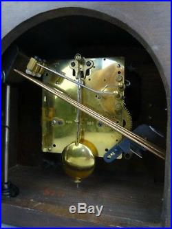 JUNGHANS Antique German WW2 Mantel 1936 Clock Art Deco (Kienzle Hermle era)