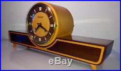 JUNGHANS vintage antique mantel clock art deco speaker (Hermle, Kienzle, era)