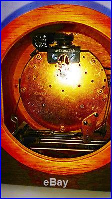 JUNGHANS vintage antique mantel clock art deco speaker (Hermle, Kienzle, era)