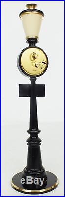 Jaeger Le Coultre Art Deco Desk Table Clock Street Light Mantel Clock Circa 1930