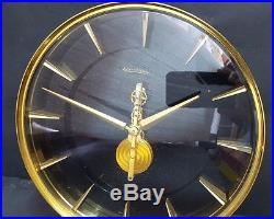 Jaeger LeCoultre Art Deco Skeleton Face Table Clock 8 day. Swiss Made. C. 1950s