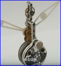 Jaeger-LeCoultre Art Deco clock Chrome Pendulette Baguette, Ref. 172. Circa 1938
