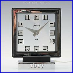Jaeger-LeCoultre Art Deco clock Pendulette Mystérieuse Electrique. Ref 200