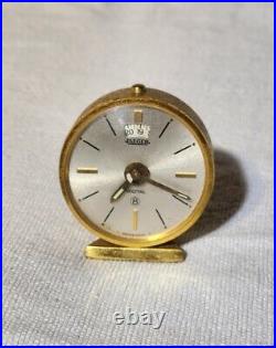 Jaeger LeCoultre Recital 8 jours alarm clock 4,6 cm. In diameter load manual