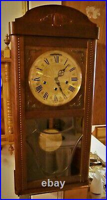 Jauch Triple Chime Wall Clock Never Used