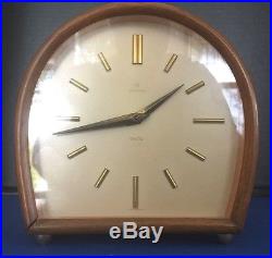 Junghans exacta germany 8 day Art Deco Mid Century mantle clock & chime works g