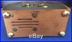Junghans exacta germany 8 day Art Deco Mid Century mantle clock & chime works g