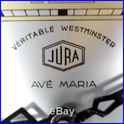 Jura 10 / 11 Ave Maria Westminster Wanduhr Regulatort Art Deco Clock Odo 36
