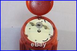 Kal Klok Red circa 1930's Art Deco Rotary Alarm Calendar Date RARE