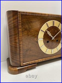Kienzle Chiming Mantle Clock Germany Art Deco 1930's