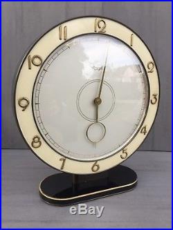 Kienzle Heinrich Möller Art Deco Bauhaus Uhr mechanisch 8 day Desing clock