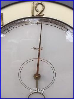 Kienzle Heinrich Möller Art Deco Bauhaus Uhr mechanisch 8 day Desing clock