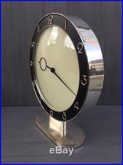 Kienzle Heinrich Möller Designer Art Deco Uhr mechanisch 8 day Desing clock