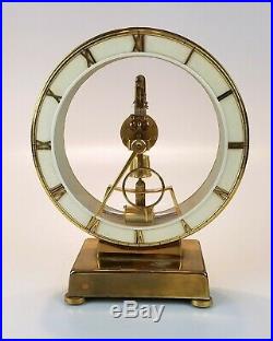 Kundo Kieninger Electromagnetic Mantle Clock Art Deco Germany MID Century Modern