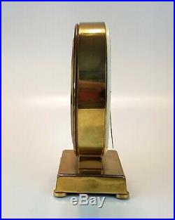 Kundo Kieninger Electromagnetic Mantle Clock Art Deco Germany MID Century Modern