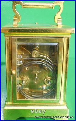 L'epee Vintage French Grande Angelus Striking 8 Day Timepiece Carriage Clock