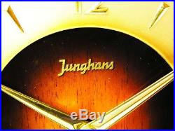 Later Art Deco Junghans Chiming Mantel Clock With Balance Wheel