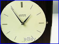 Later Art Deco Bauhaus Metal Chiming Desk Clock From Junghans Electrogong