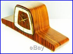 Later Art Deco Design Chiming Mantel Clock From Hermle 50 ´s