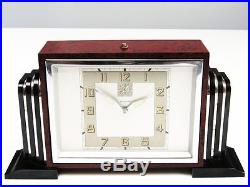 Later Art Deco Space Age Bakelite Chrom Alarm Clock From Bayard France