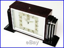 Later Art Deco Space Age Bakelite Chrom Alarm Clock From Bayard France