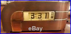 Lawson Art Deco Zephyr Electric Table Clock