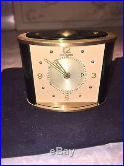 LeCoultre Art Deco 8 Day Travel Alarm Clock