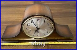 Linden Tambour Pendulum Chiming Mantle Clock Germany Cuckoo Clock Mfg. 1051-020