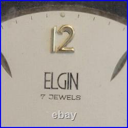 Lord Elgin Swiss Solo French Bedroom Cabinet Art Deco 7 Jewel Alarm Clock