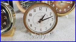 Lot of 10 Antique Westclox Baby Ben Big Ben Vintage Alarm Clocks Art Deco Futura