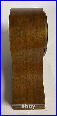 Lovely Antique Art Deco Forestville Germany Wood Mantel Mantle Shelf Clock