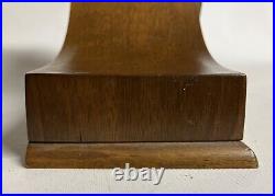 Lovely Antique Art Deco Forestville Germany Wood Mantel Mantle Shelf Clock