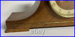 Lovely Antique Art Deco Forestville Germany Wood Mantel Mantle Shelf Clock