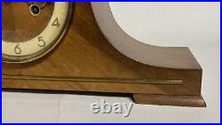 Lovely Antique Art Deco Forestville Germany Wood Mantel Mantle Shelf Clock