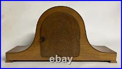 Lovely Antique Art Deco Forestville Germany Wood Mantel Mantle Shelf Clock