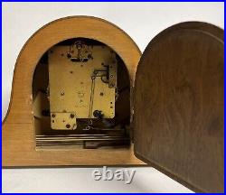 Lovely Antique Art Deco Forestville Germany Wood Mantel Mantle Shelf Clock