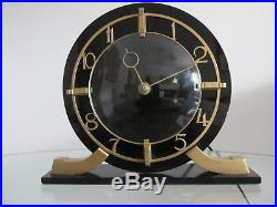Lovely Art Deco Smiths Electric Mantel Clock 1930s Working