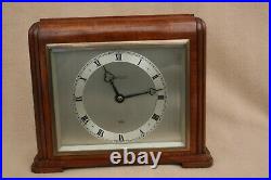 Lovely Art Deco Style Mahogany Cased Elliott Mantel Clock