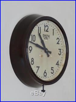 Lovely Vintage 12 Art Deco Smiths Working Bakelite School Railways Office Clock