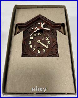 Lux Animated Bobbing Deer Pendulette Cuckoo Clock Untested