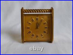 Luxor bronze desk clock 8 days