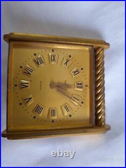 Luxor bronze desk clock 8 days