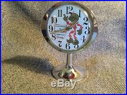 MCM Art Deco Rare Working 1950s Westclox Reddy Kilowatt Alarm Clock