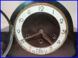 Mantle clock, URGOS, full quarter Westminster chime, Art Deco