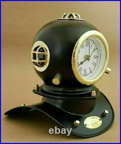 Maritime US Navy Mini Divers Diving Helmet Clock Steel Vintage Diving Clock Gift